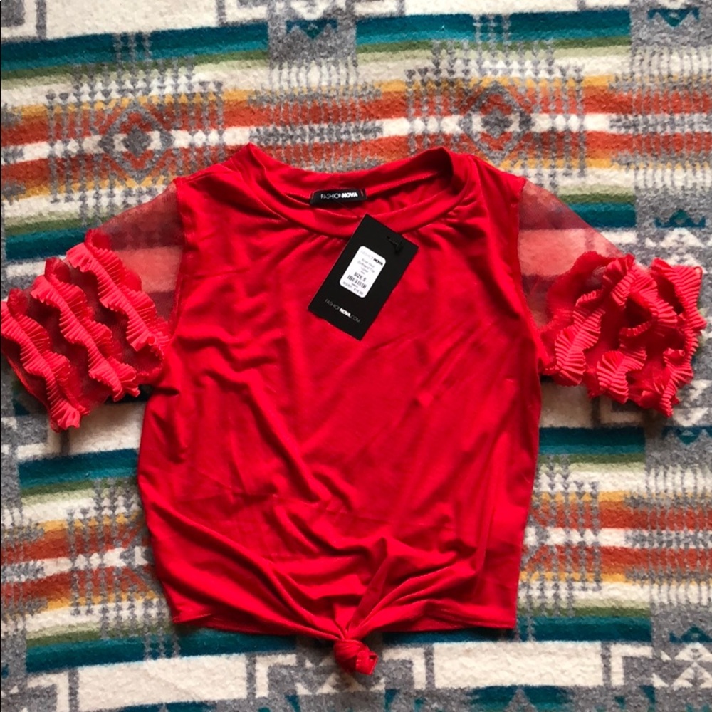 Fashion Nova Knot Your Girlfriend Top